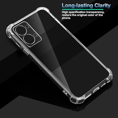 Plus Mobile Cover Soft & Flexible Shockproof Back Case with Cushioned Edges Transparent for OnePlus Nord 2T 5G - Clear - Image 4