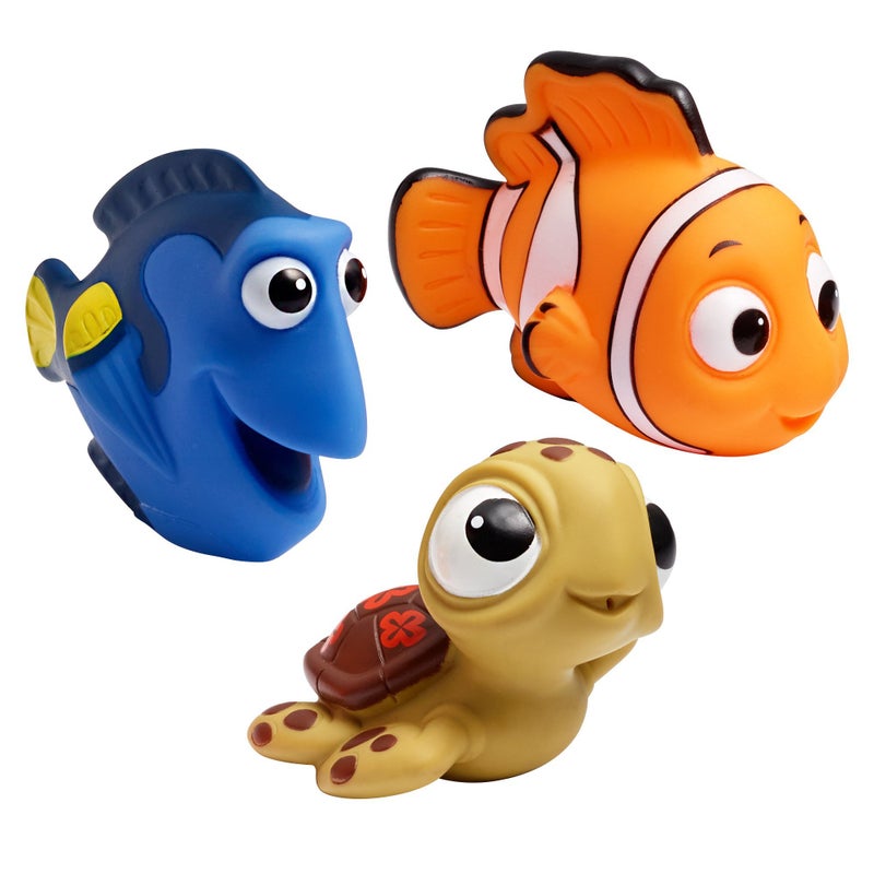 The First Years Disney Finding Nemo Bath Toys - Dory, Nemo, and Squirt — Squirting Kids Bath Toys for Sensory Play - 3 Count - Image 1