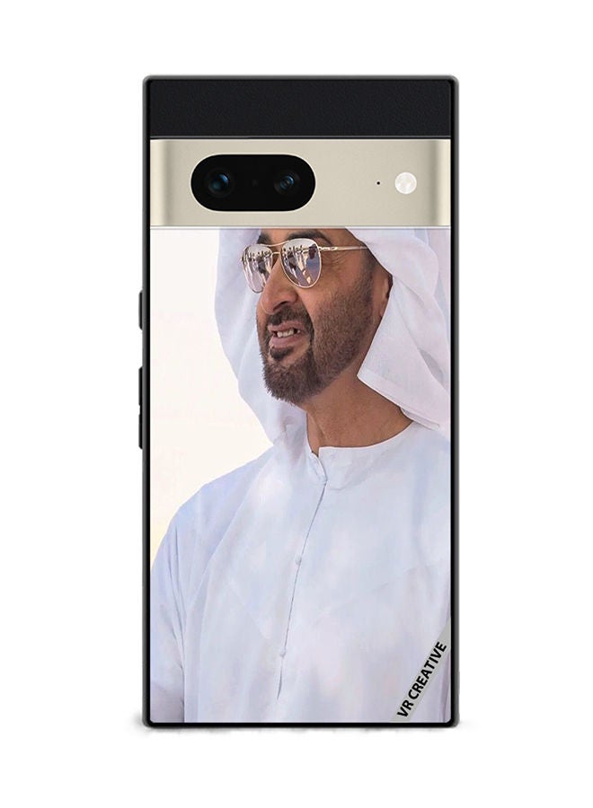 VR CREATIVE Protective Case Cover For Google Pixel 7 Sheikh Mohamed Bin Zayed Al Nahyan Design Multicolour - Image 1