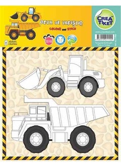 Crea Ticket Crea Label Painting Fire Truck Construction Ara 1110 