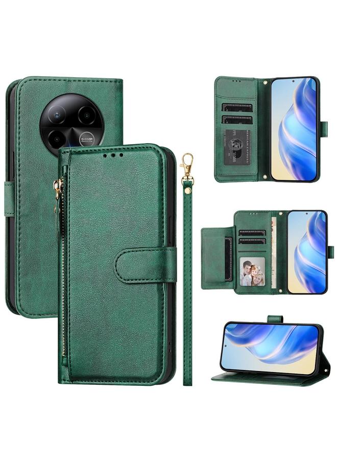 Zaboon Case For BLU Bold K50 Multi-Card Slots Zipper Wallet Leather Phone Case - Image 1