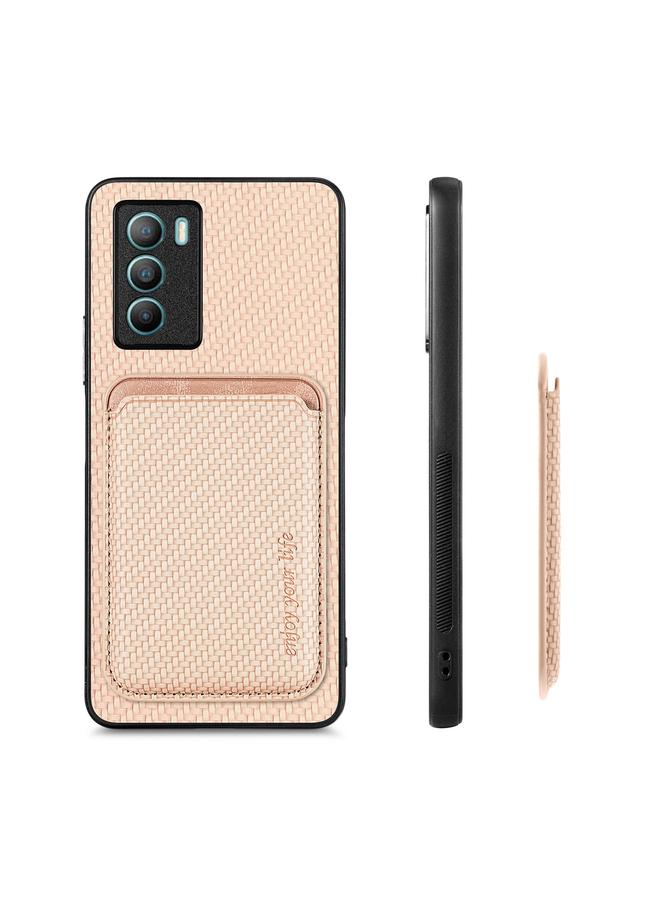 إيروريكس جراب هاتف Vivo T1 من ألياف الكربون والجلد مع بطاقة Magsafe - Image 2