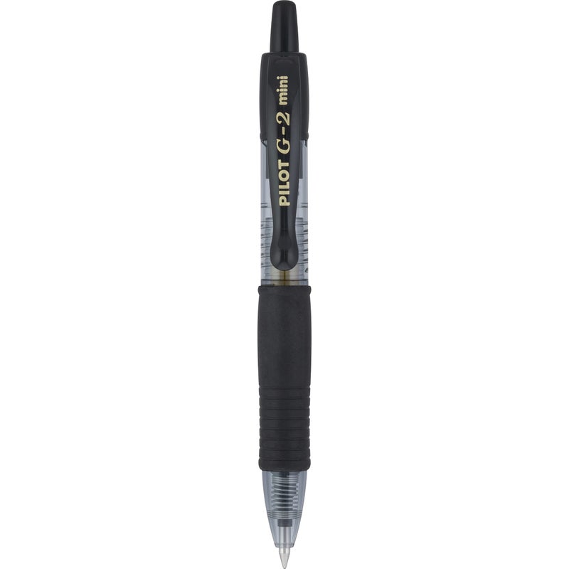 PILOT G2 Mini Premium Retractable Gel Roller Pen, Fine Point, 0.7mm, Black Ink, 6 Count - Image 2