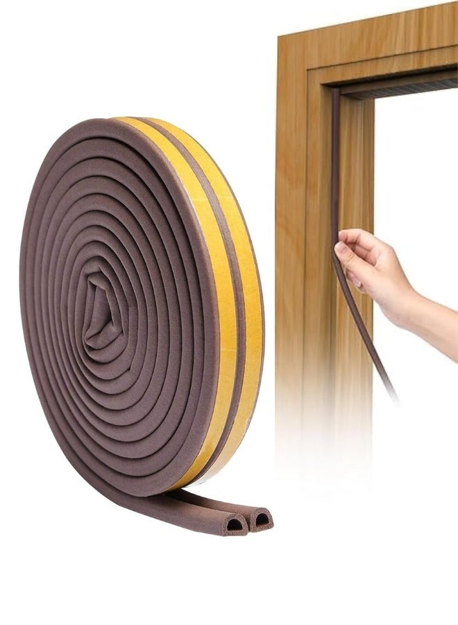 Weather Stripping for Door Self Adhesive Window Seal Foam Strip for Soundproofing Collision Avoidance Insulation Gap Blocker for Doors and Windows - Image 1