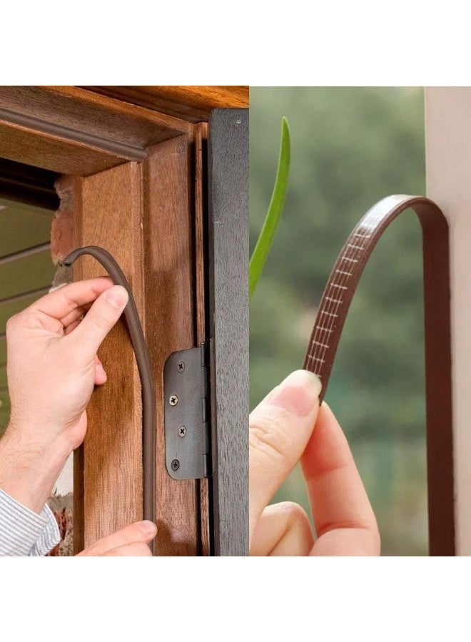 Weather Stripping for Door Self Adhesive Window Seal Foam Strip for Soundproofing Collision Avoidance Insulation Gap Blocker for Doors and Windows - Image 5