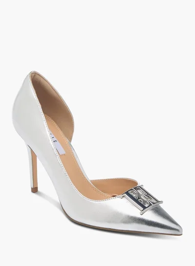 ELLE Womens Solid Slip-On Pumps With Stiletto Heels