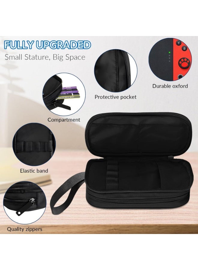 Nintendo Large Pencil Case for Boys - Boys Pencil Pouch with Zipper Compartments - Big Capacity Pen Box Gamer Pen Bag Organizer for Kids Teens School - Image 5