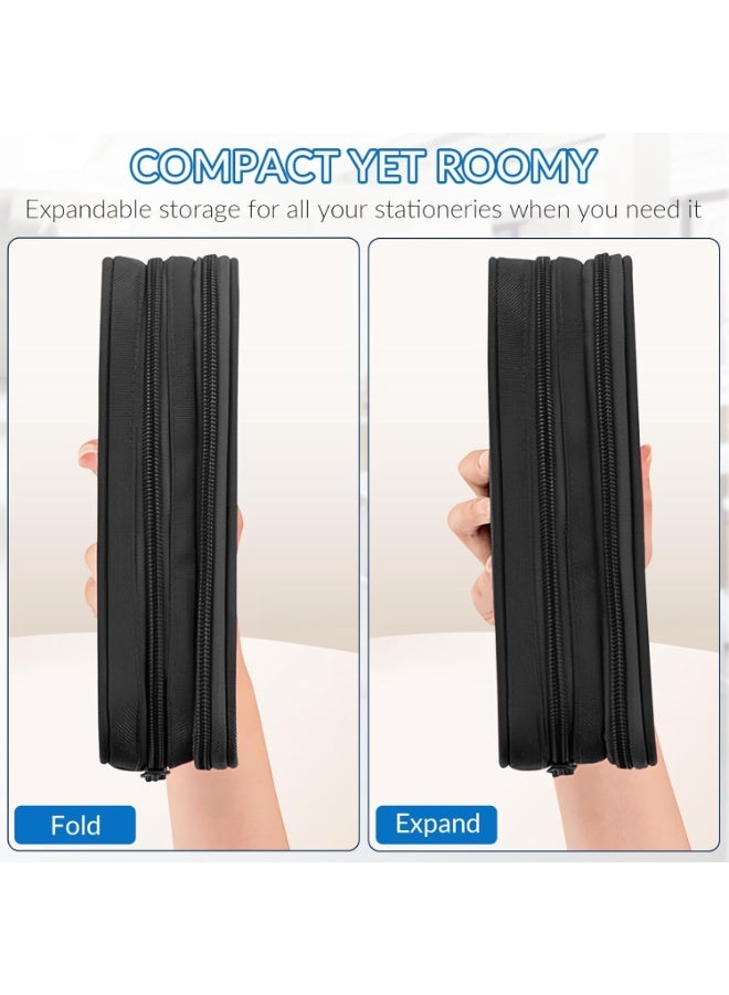 Nintendo Large Pencil Case for Boys - Boys Pencil Pouch with Zipper Compartments - Big Capacity Pen Box Gamer Pen Bag Organizer for Kids Teens School - Image 4