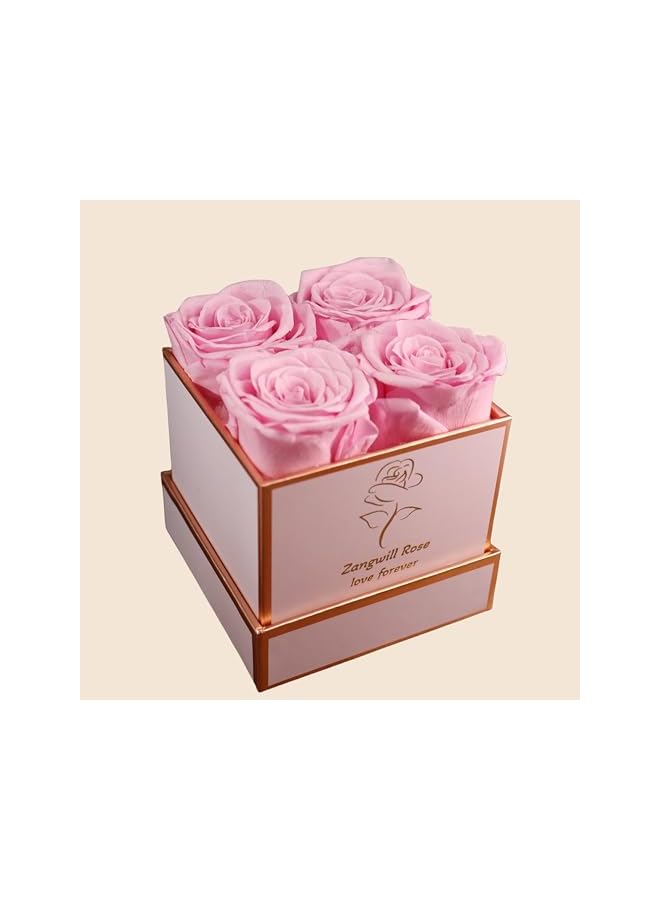 The Bros Preserved Roses in a Box,Real Roses That Last Up to 3 Years,Long Lasting Roses, Handmade,The for Valentine's Day,Christmas,Weddings,Birthday,Mother's Day,or Any Occasion (Pink) - Image 5