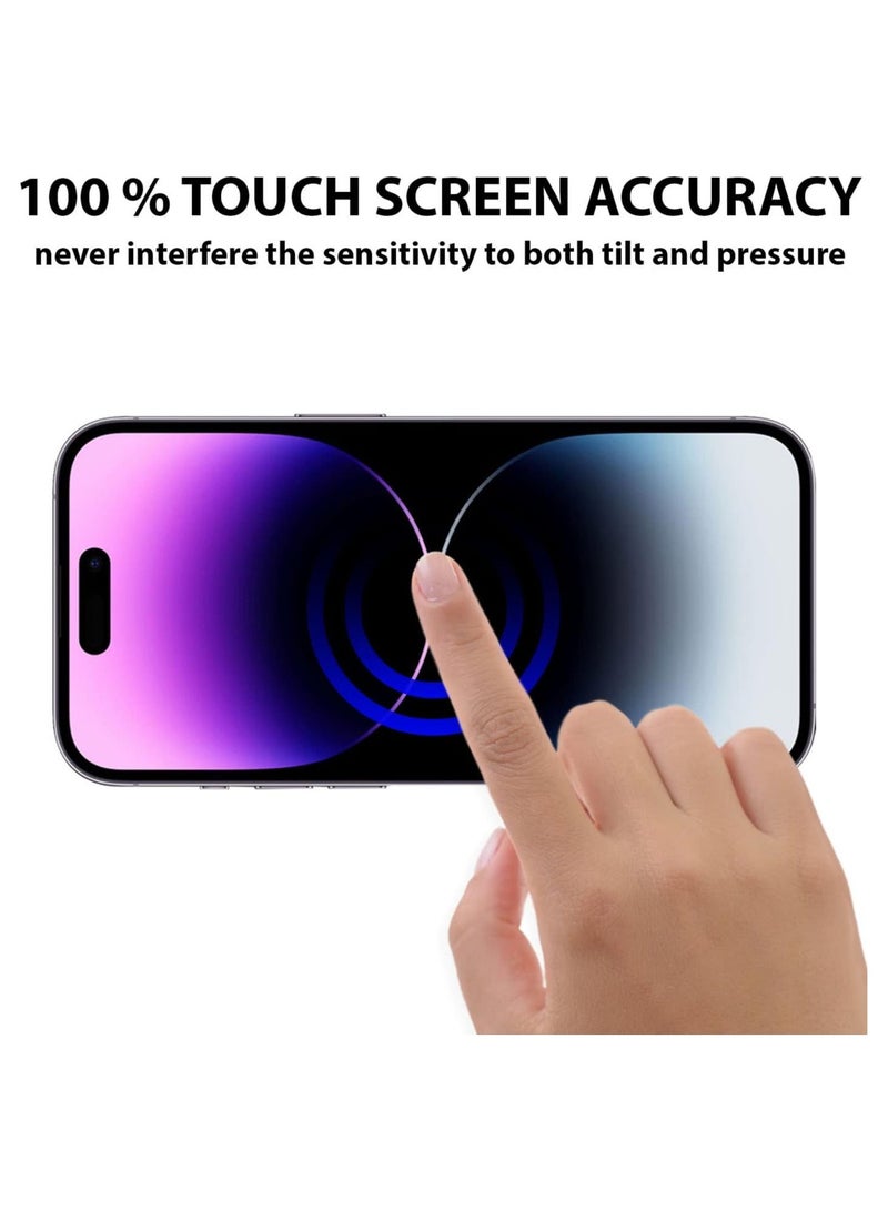 Raxoom Screen protector compatible with iPhone 14 Pro Max 5G, Tempered Glass, Distinctive High End Protective Film [Anti-Glare][HD Full Coverage][Easy Installation][9H Hardness] - Image 5