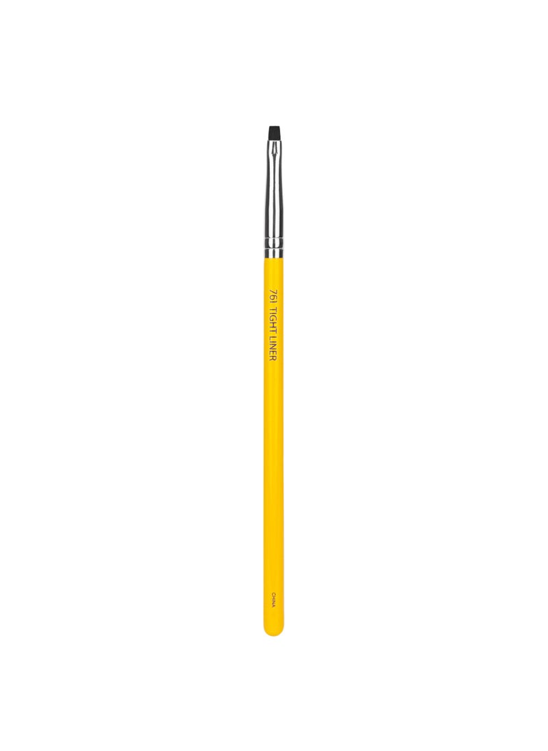 Bdellium Tools - Bdellium Tools Professional Makeup Brush - Studio Series 761 Tight Liner - With Soft Synthetic Fibers, For Precise Application of Eyeshadow (Yellow, 1pc) - Image 1