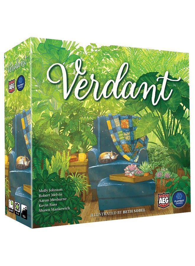 Alderac Entertainment Group (AEG) Verdant Family Spatial Puzzle Game Ages 10+ 1 5 Players 30 45 Min - Image 2