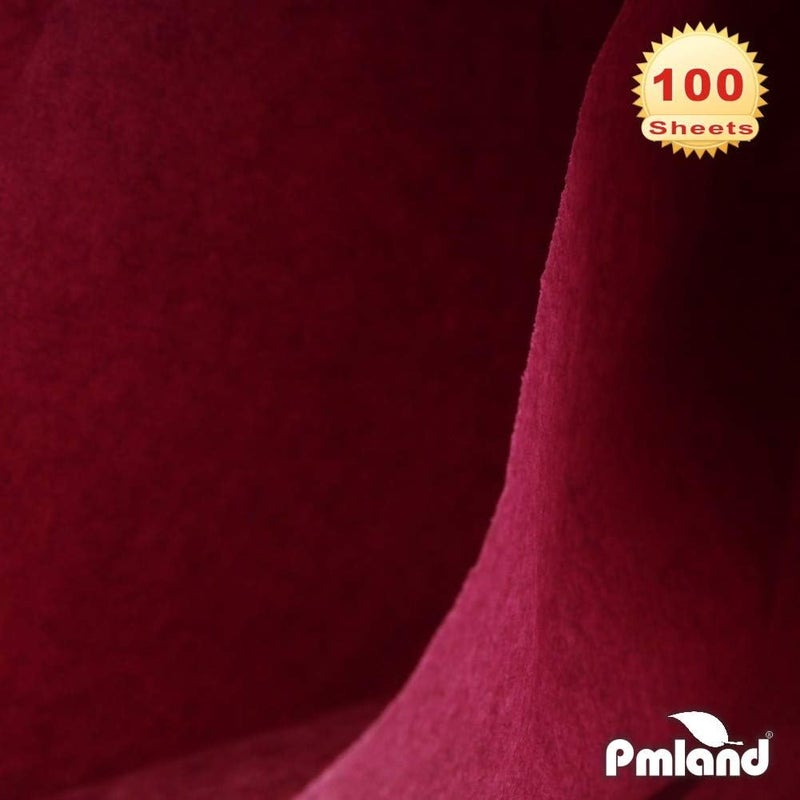 PMLAND 100 Sheets Burgundy Wine Color Tissue Wrapping Paper Bulk 20 x 15 Inches for Gift Favor Bags Boxes Flowers Packaging Crafts DIY Art Projects and Party Decorations - Image 4