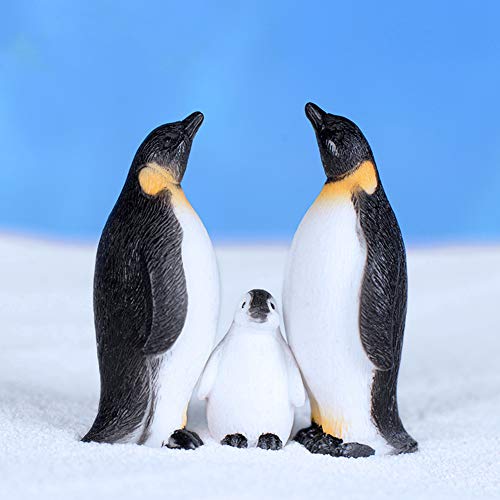 MAOMIA 6 Pcs Cute Ocean Animal Penguin Model for Kids Antarctic Realistic Penguin Figurines Collection Playset Easter Eggs Cake Toppers Christmas Birthday Gift - Image 5