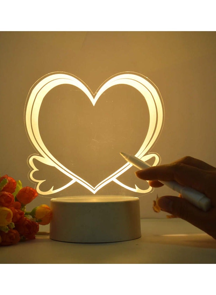 3D Creative Notebook Lamp, Night light for expressing your love to your loved ones, Valentines day, Thanksgiving, April fool, Happy Eid, Back to school, Gift on all occasions.  - Image 2