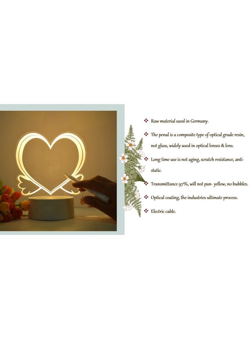 3D Creative Notebook Lamp, Night light for expressing your love to your loved ones, Valentines day, Thanksgiving, April fool, Happy Eid, Back to school, Gift on all occasions.  - Image 3