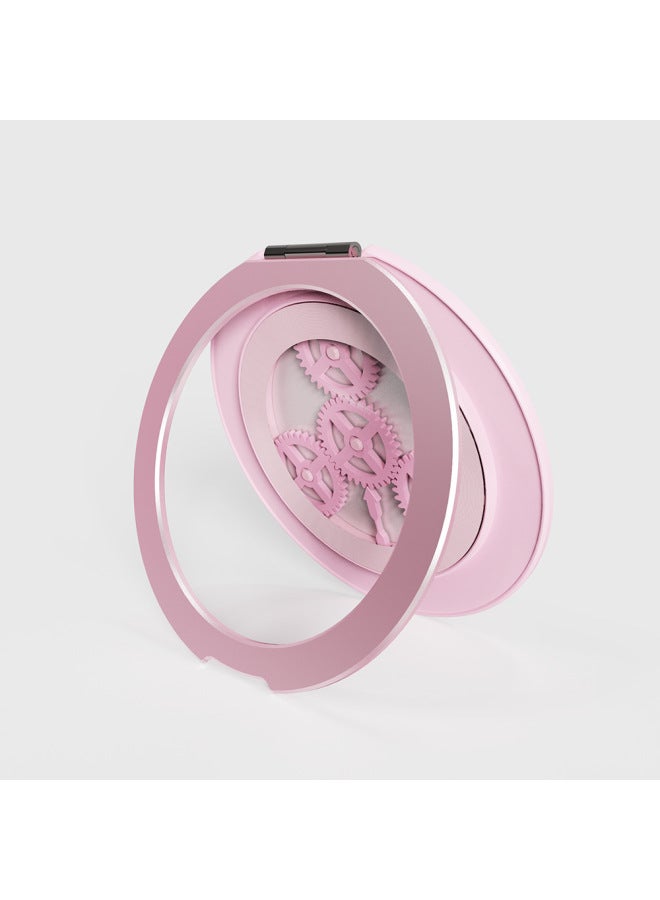 X12 Star Wheel Rotating Stand 360 Lazy Desktop Adjustable Ring Buckle Portable Live Phone Stand-Color:Pink-Style:X12 Star Wheel Bracket (self-adhesive)  - Image 3