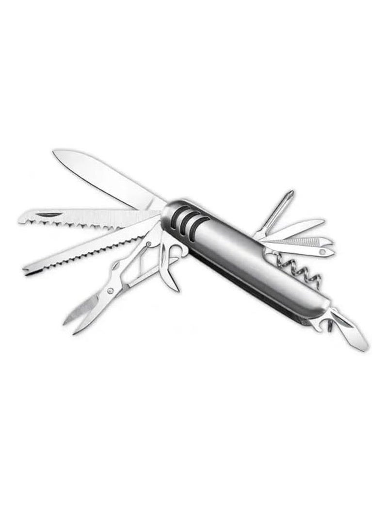 Complete 3-Piece Adventure Tool Set for Hiking & Camping: LED Rechargeable Headlamp, 9-in-1 Stainless Steel Multi-Tool Kit, Powerful Flame Torch for Cooking & BBQ – Value Bundle for Outdoor & Home Activities - Image 2