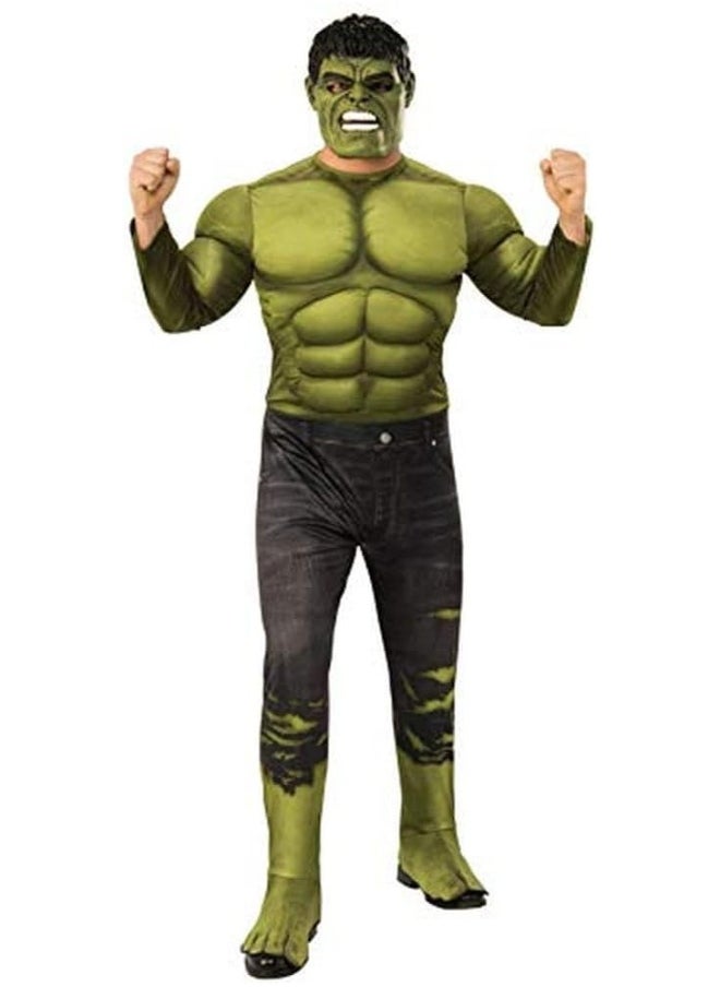 RUBIE'S Rubie's Marvel: Avengers 4 Men's Deluxe Hulk (2) Costume and Mask  - Image 4