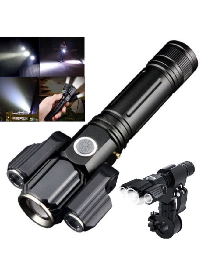 EasyLife Rechargeable Electric Torch Ultra Bright Handheld Travel Flashlight  - Image 1