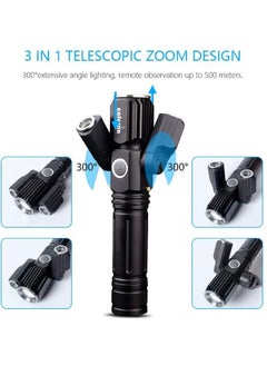 EasyLife Rechargeable Electric Torch Ultra Bright Handheld Travel Flashlight  - Image 3