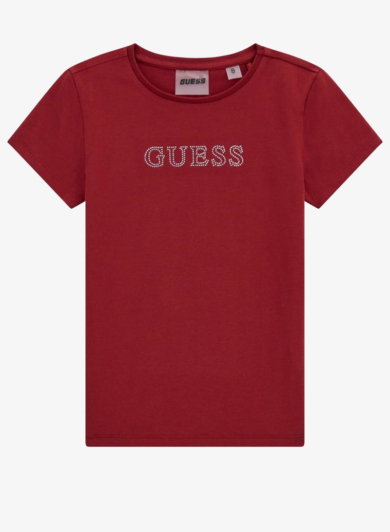 GUESS Kids Essential Crew neck T-Shirt - Image 1
