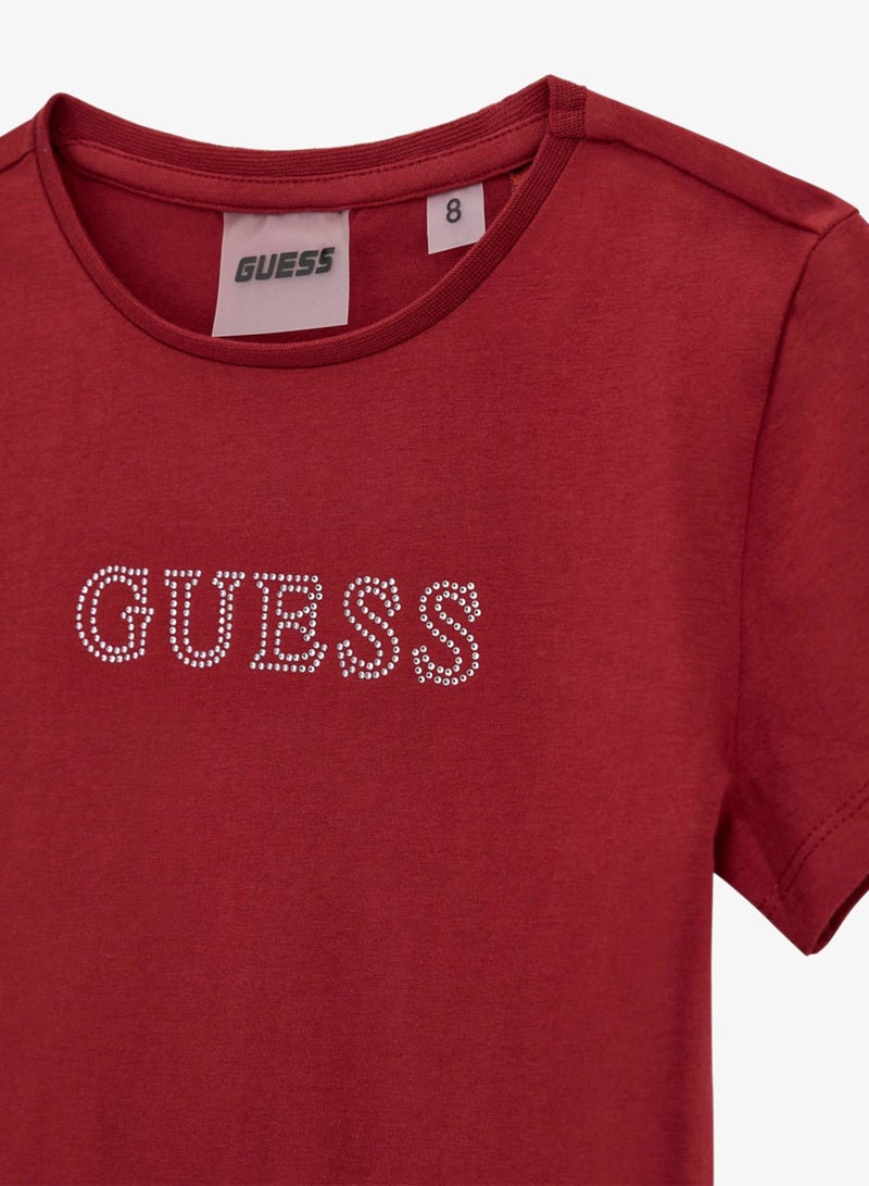 GUESS Kids Essential Crew neck T-Shirt - Image 3