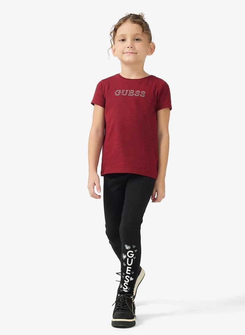 GUESS Kids Essential Crew neck T-Shirt - Image 4