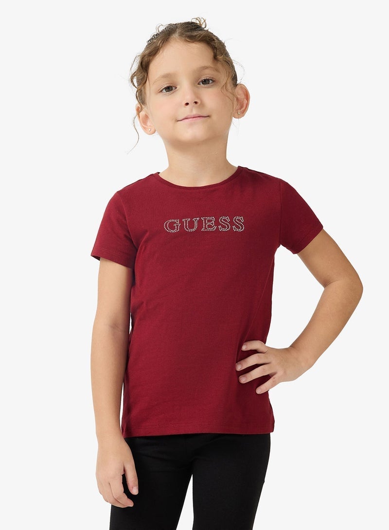 GUESS Kids Essential Crew neck T-Shirt - Image 1