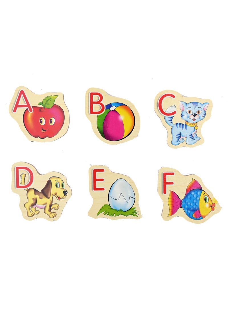 بازل الحروف الانجليزية الخشبية لتطوير المهارات - Image 2