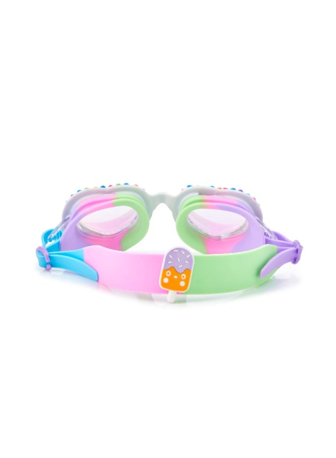 Bling2O U Rock Rainbow Kids Swim Goggles – Anti-Fog, UV Protection, No Leak, Latex-Free Silicone, Colourful with Hard Case, Ages 8+ - Image 2