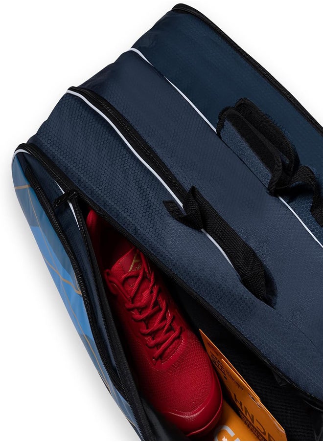 HUNDRED - Ace Kit Bag Double Compartment With Side Pouch (6In1) Kit Bag (Slate Blue) - Image 1