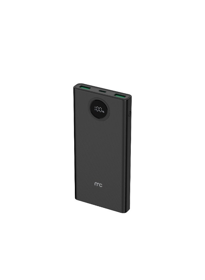 ماي كاندي PB-D210 Powerbank 10,000mAh 22.5W | Type-C PD Fast Charging Power Bank | Compact & Portable Battery Pack – Black - Image 1