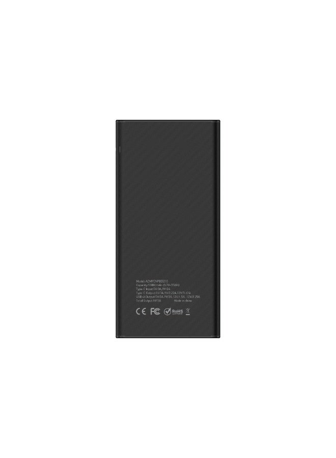 ماي كاندي PB-D210 Powerbank 10,000mAh 22.5W | Type-C PD Fast Charging Power Bank | Compact & Portable Battery Pack – Black - Image 2
