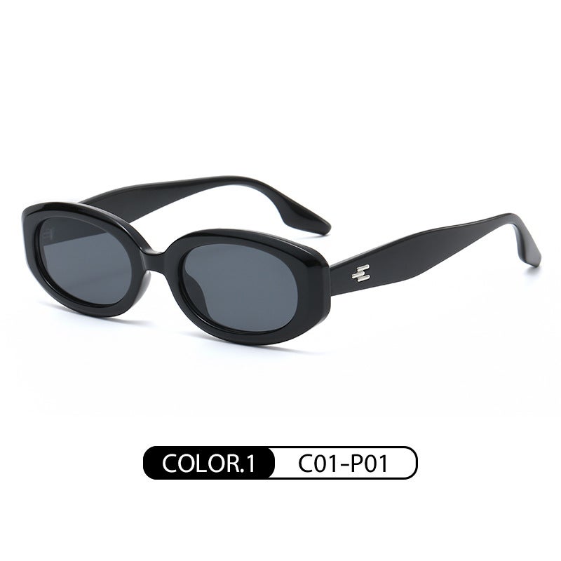 Generic Fashion Sunglasses Women UV Protection Bright Black gray C01-P01