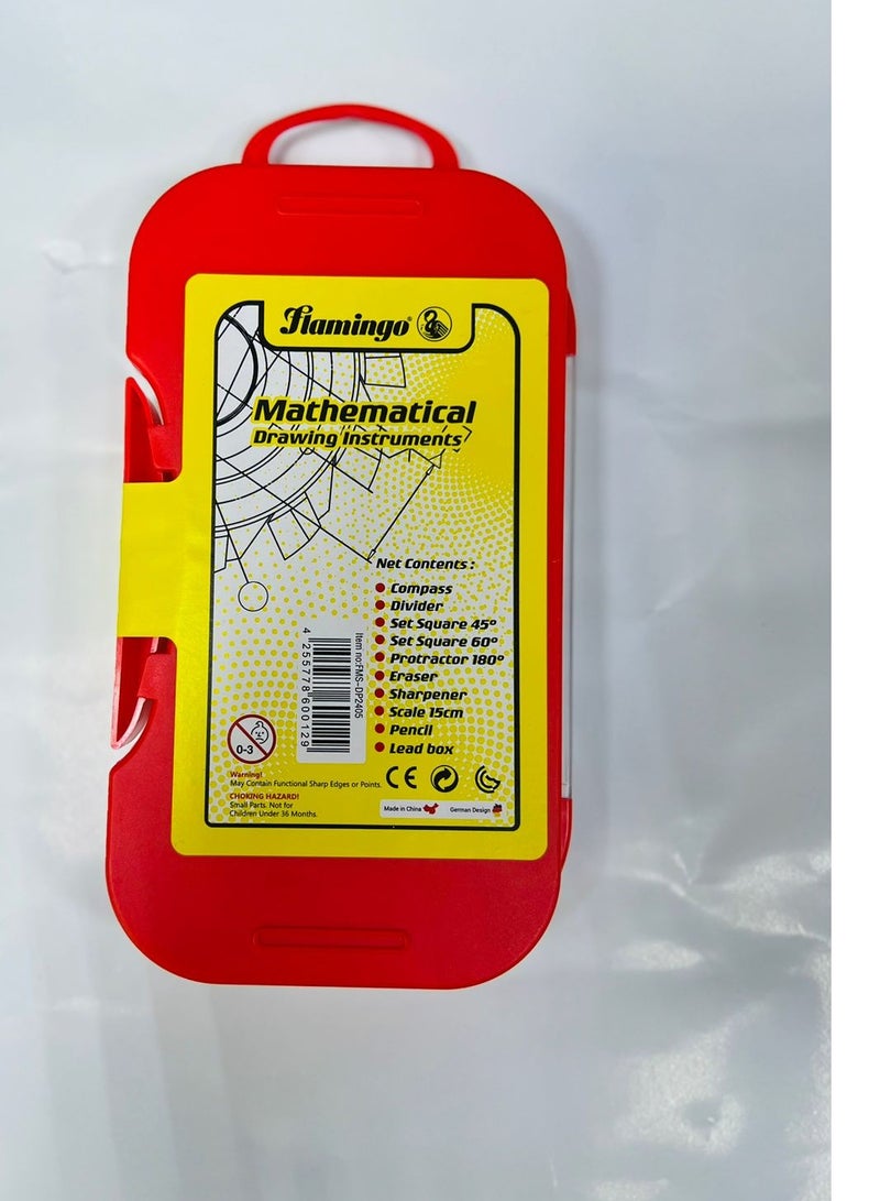 Flamingo Mathematical Drawing Instruments Multicolor for School and Office Uses - Image 2