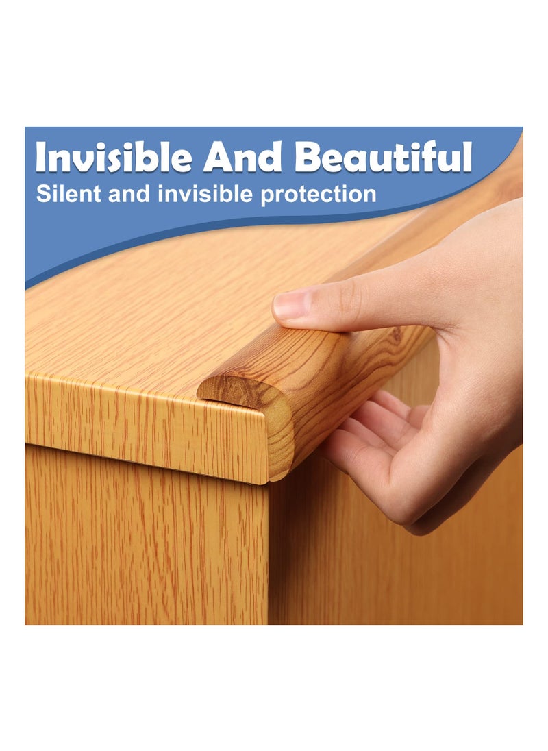 Generic - 6.6ft Table Edge Protectors, Baby Safety Soft NBR Rubber Foam, Corner Guards for Furniture, Sharp Corner Protection for Cabinets, Tables, Drawers, Includes 1 Roll of Double-Sided Tape (Brown) - Image 1