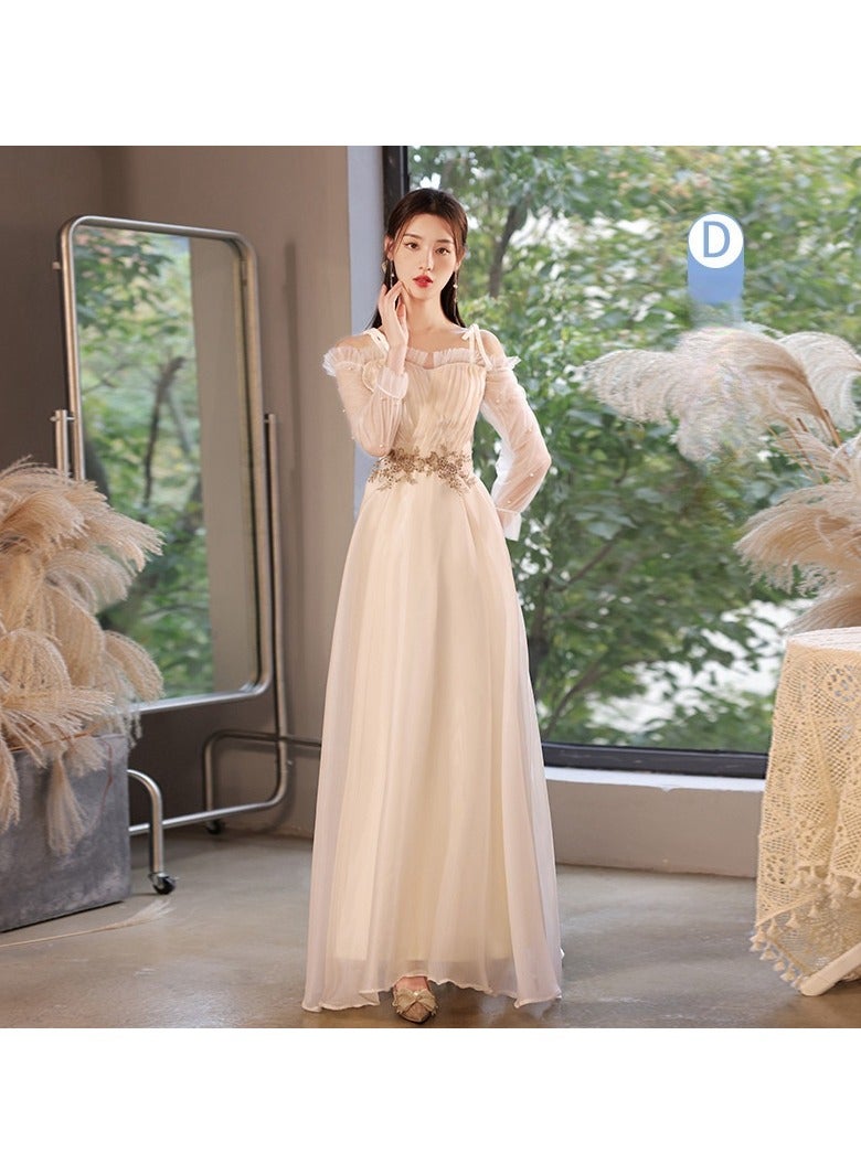 KUYING New Fashionable and Elegant Bridesmaid Dress  - Image 1
