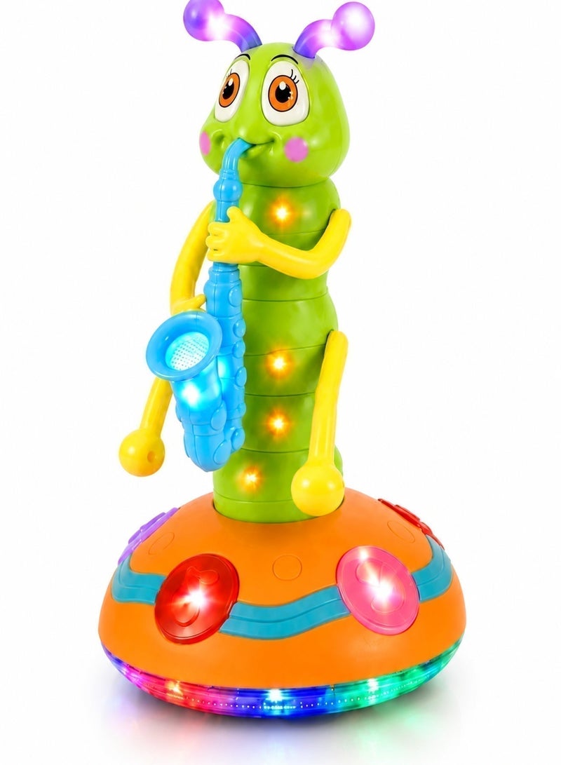Dancing Baby Toys 6 to 12 Months, Musical, Light up, Spinning,Swing,Dance and Go Caterpillar Baby Toys, Interactive Light-up Gifts Baby Boy Toys for 1 2 3 4 5 Year Old Girls Kids - Image 3
