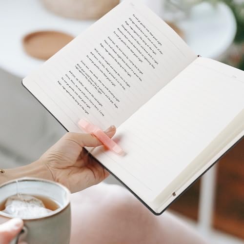 Kartterfly Thumb Book Page Holder for Reading 2Pack，Starry Ring Opener Bookmark，Readers Reading Finger Holder Book Lovers Gifts (Pink,Black) - Image 4