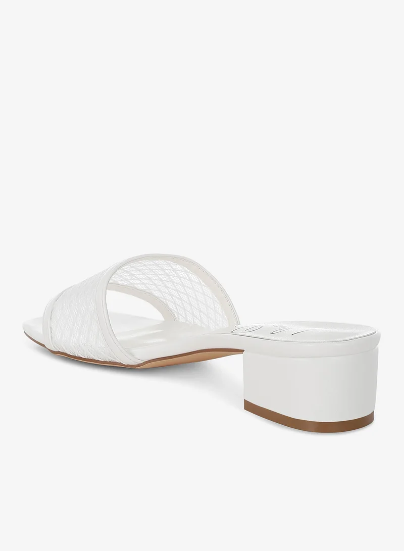 London Rag  London Rag Women's Slip-On Low Block Heels In White for Women | Best Price UAE