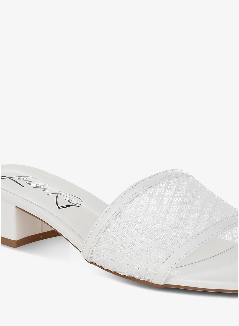 London Rag  London Rag Women's Slip-On Low Block Heels In White for Women | Best Price UAE