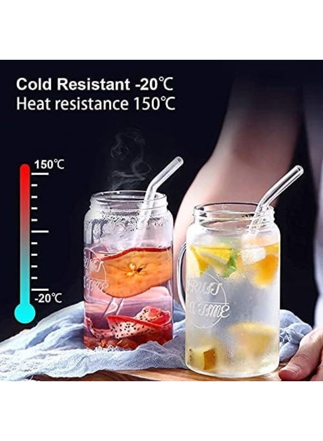 Shimomura Kougyou Reusable Transparent Glass Drinking Straws – BPA Free, 200mm x 8mm, 4 pcs - Image 5