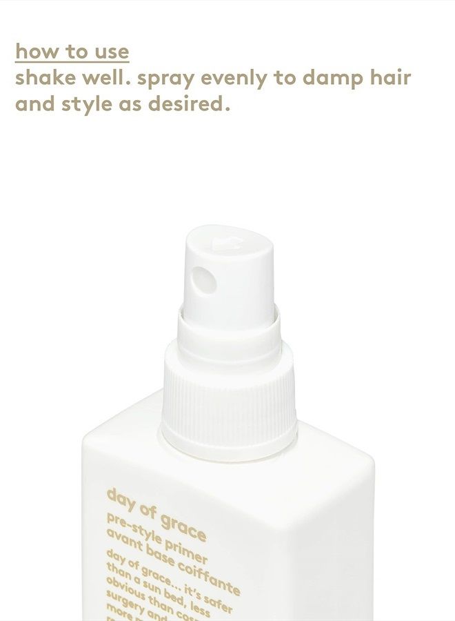 EVO Day of Grace Pre-Style Primer - Leave-in Heat Protectant Spray - Moisturizes, Detangles & Smooths Hair - Travel Size, 50ml / 1.7fl.oz - Image 4