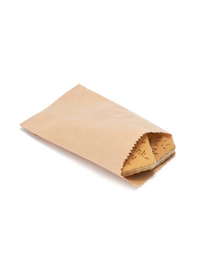 Volanic 100PCS 3X5 Inch Kraft Paper Bags Small Flat Party Favor Bag for Bakery Cookies Candies Dessert Chocolate Sandwich - Image 5