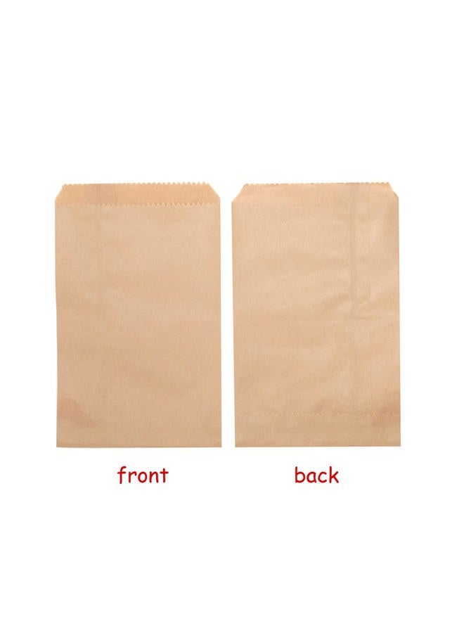 Volanic 100PCS 3X5 Inch Kraft Paper Bags Small Flat Party Favor Bag for Bakery Cookies Candies Dessert Chocolate Sandwich - Image 2