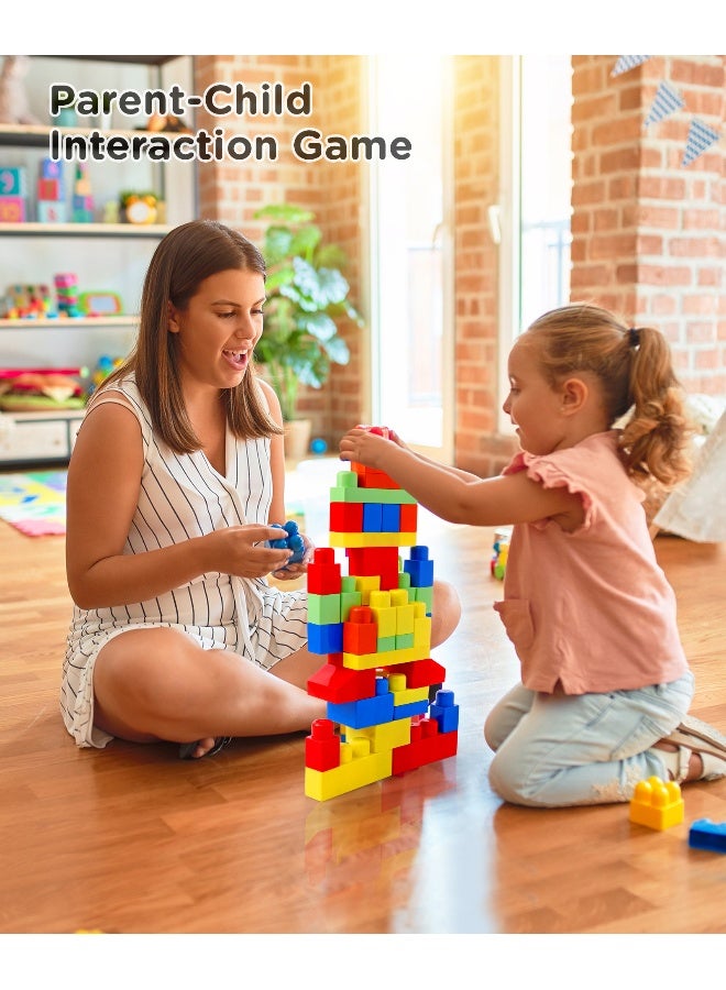 PlayNation Play Nation Jumbo Brix Stack & Fix Set Multicolour - 40 Pieces, 12M+, Enhances Problem Solving Skills, Screen Free Fun & Engagement, Lightweight, No Sharp Edges - Image 2