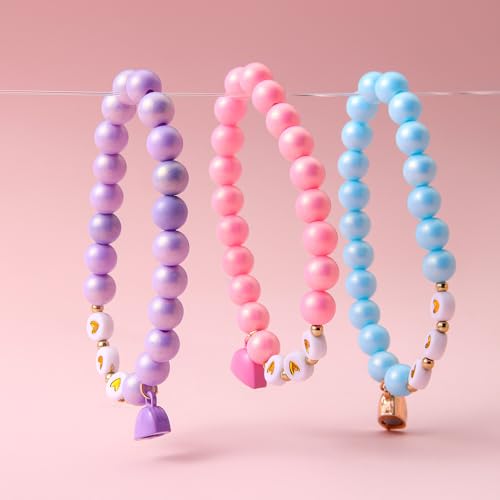 COLORFUL BLING سوار بFF ملون ل3, مجموعة أساور الأم وابنتها, سوار بتصميم صليب وفراشة وقلب للنساء والرجال, أساور صداقة متطابقة هدايا مجوهرات - النمط 1 - Image 3