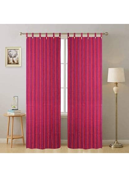 nissi - nissi Fashion Door Cotton Curtains || Pack of 2 || (Purple) - Image 1