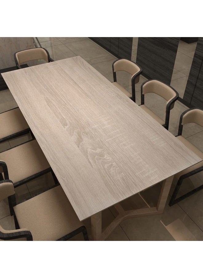 Boobest Light Brown Wood Wallpaper Peel and Stick Wood Grain Contact Paper Waterproof Removable Kitchen Cabinet Wallpaper 15.74"x 118" Wood Vinyl Wrap Cabinet Covers Oak Grey Wood Look Contact Paper - Image 4